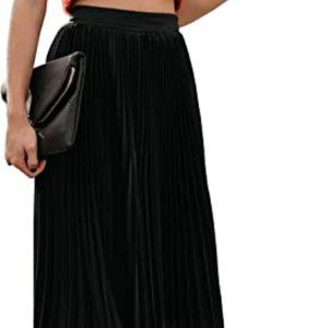 Sheer pleaded maxi skirt from GUESS